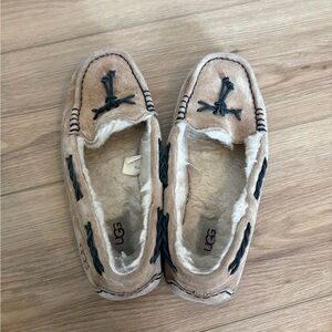 UGG Tan and Black Women's Moccasins